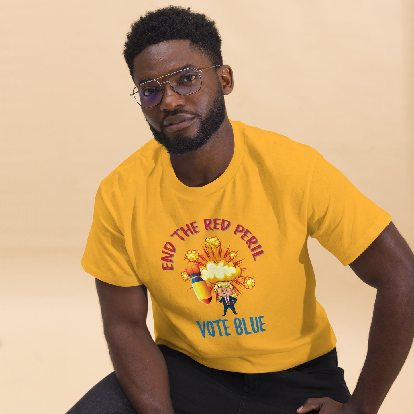 End the Red Peril Men's classic tee