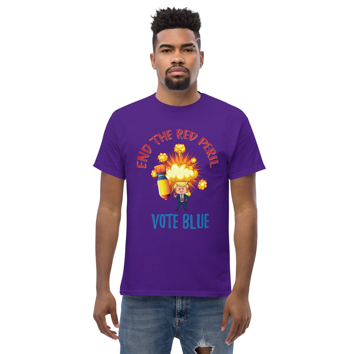 End the Red Peril Men's classic tee
