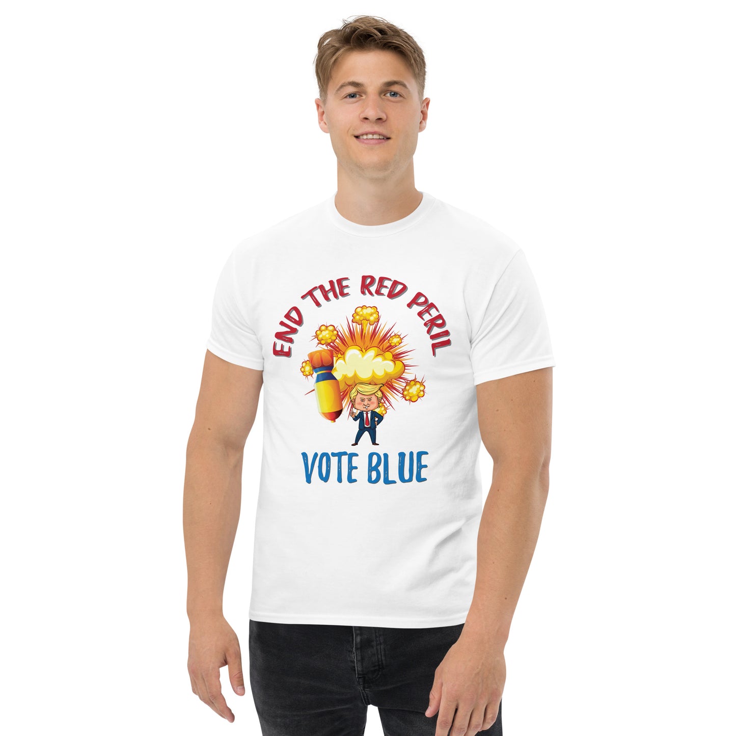 End the Red Peril Men's classic tee
