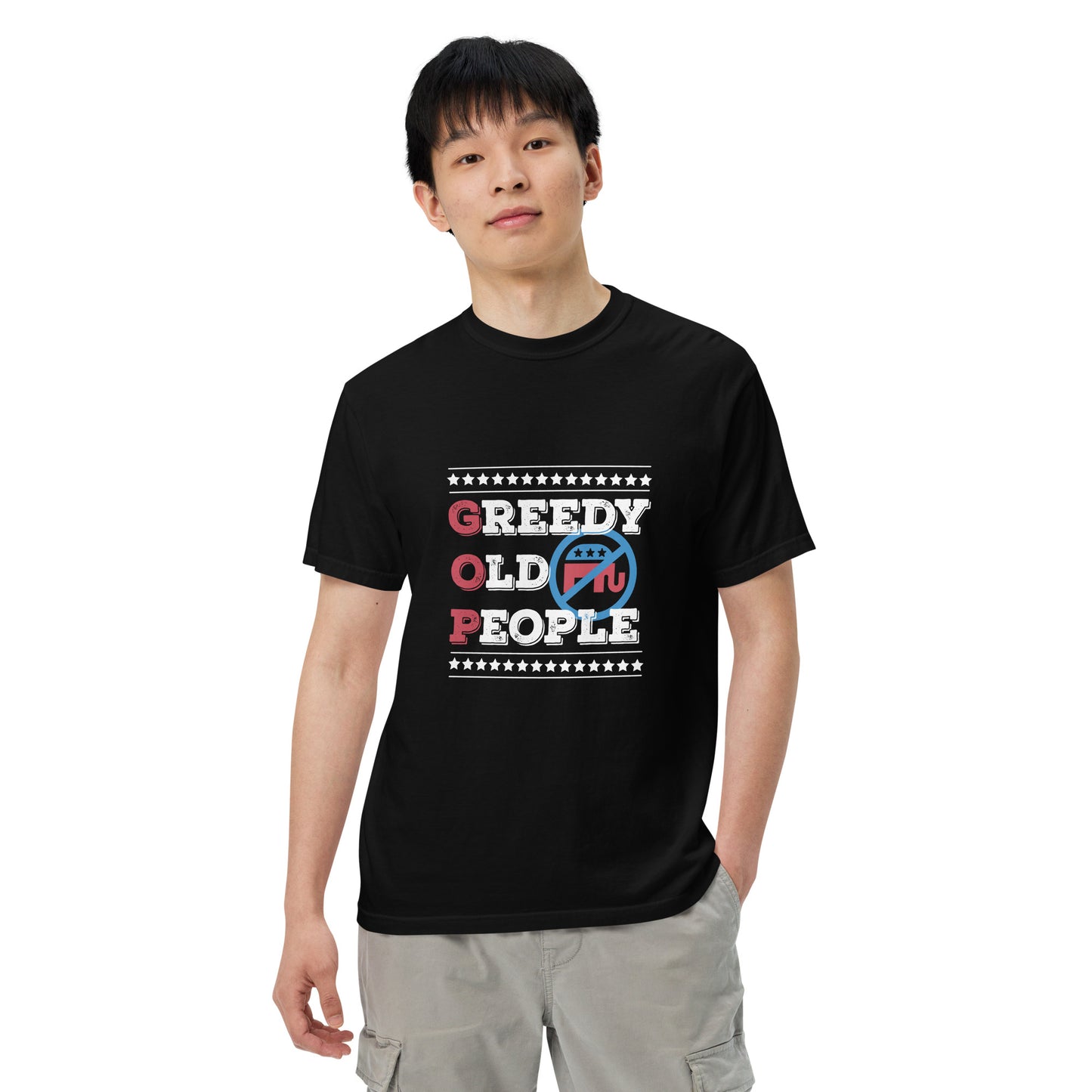 Greedy Old Men garment-dyed heavyweight t-shirt