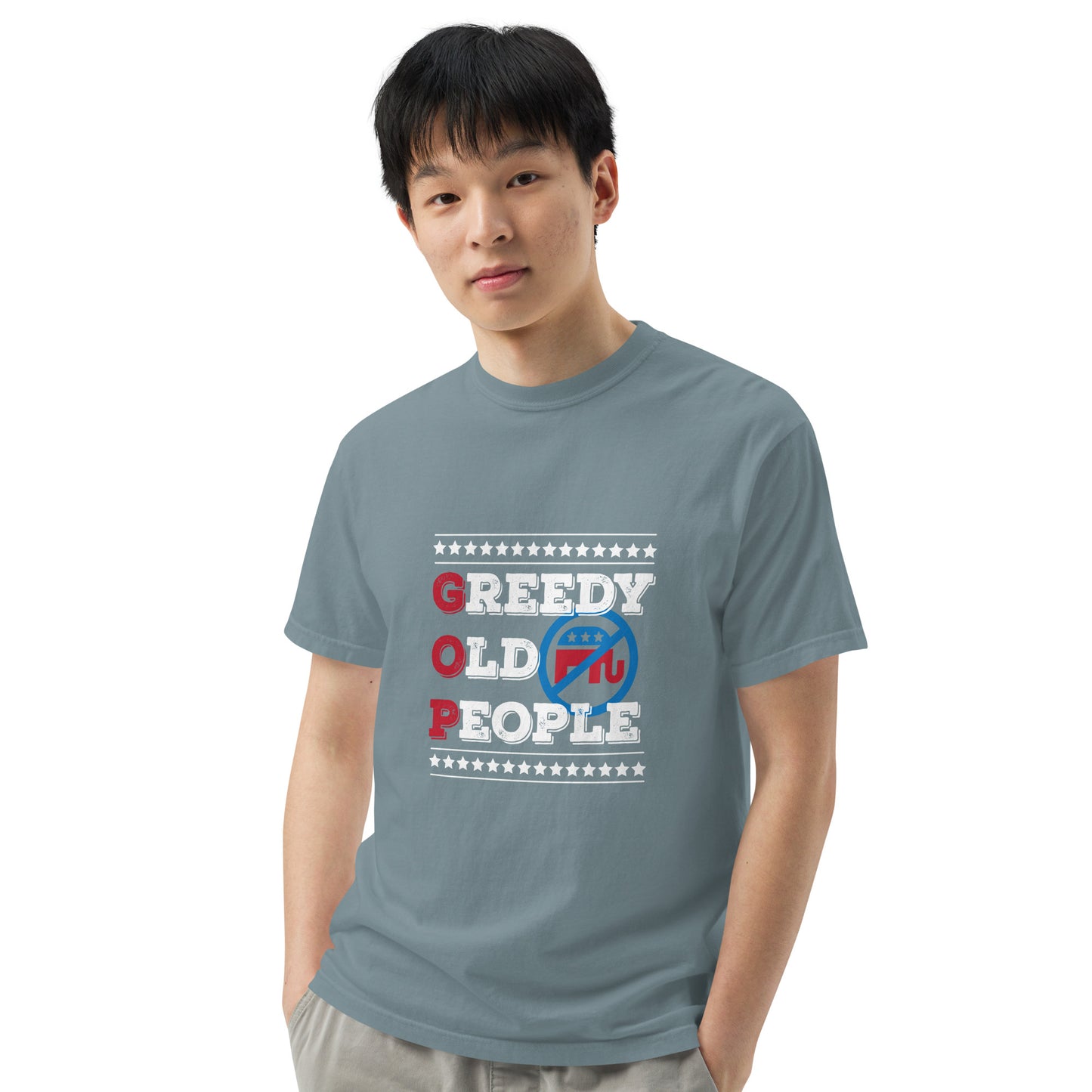 Greedy Old Men garment-dyed heavyweight t-shirt