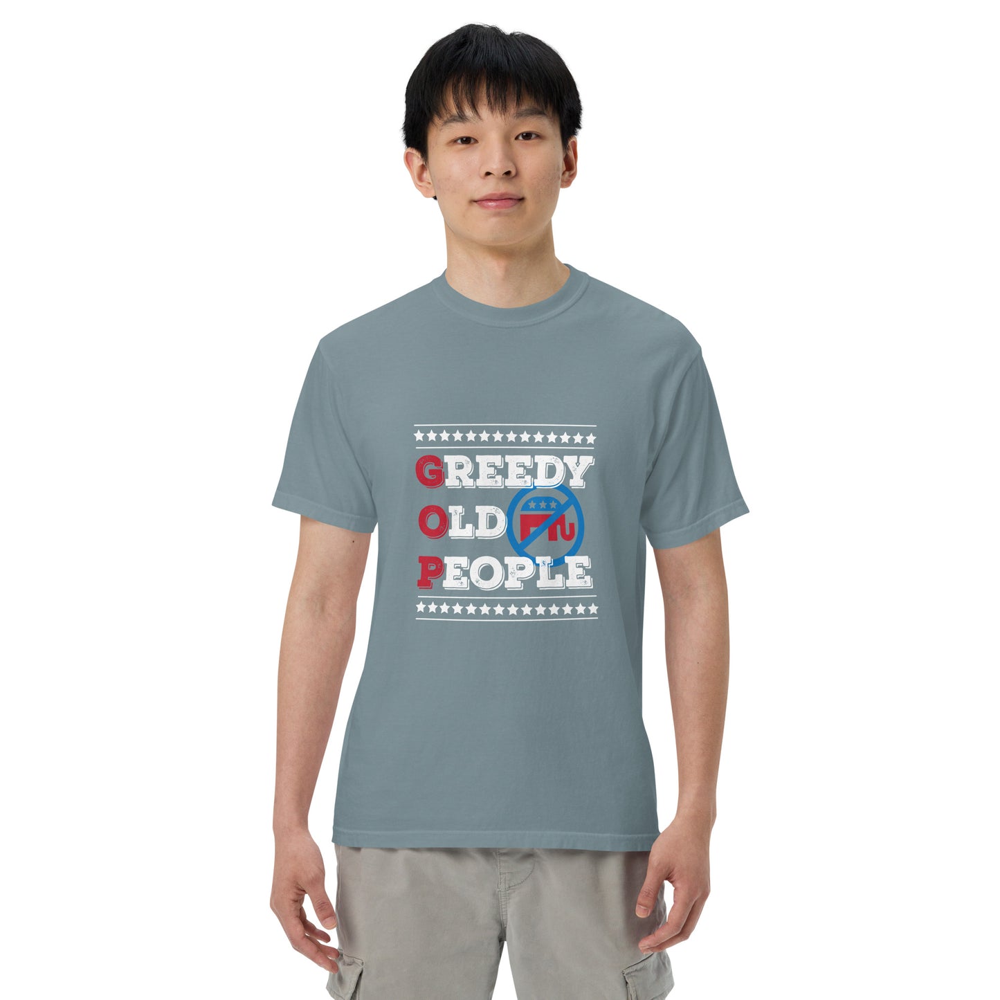 Greedy Old Men garment-dyed heavyweight t-shirt