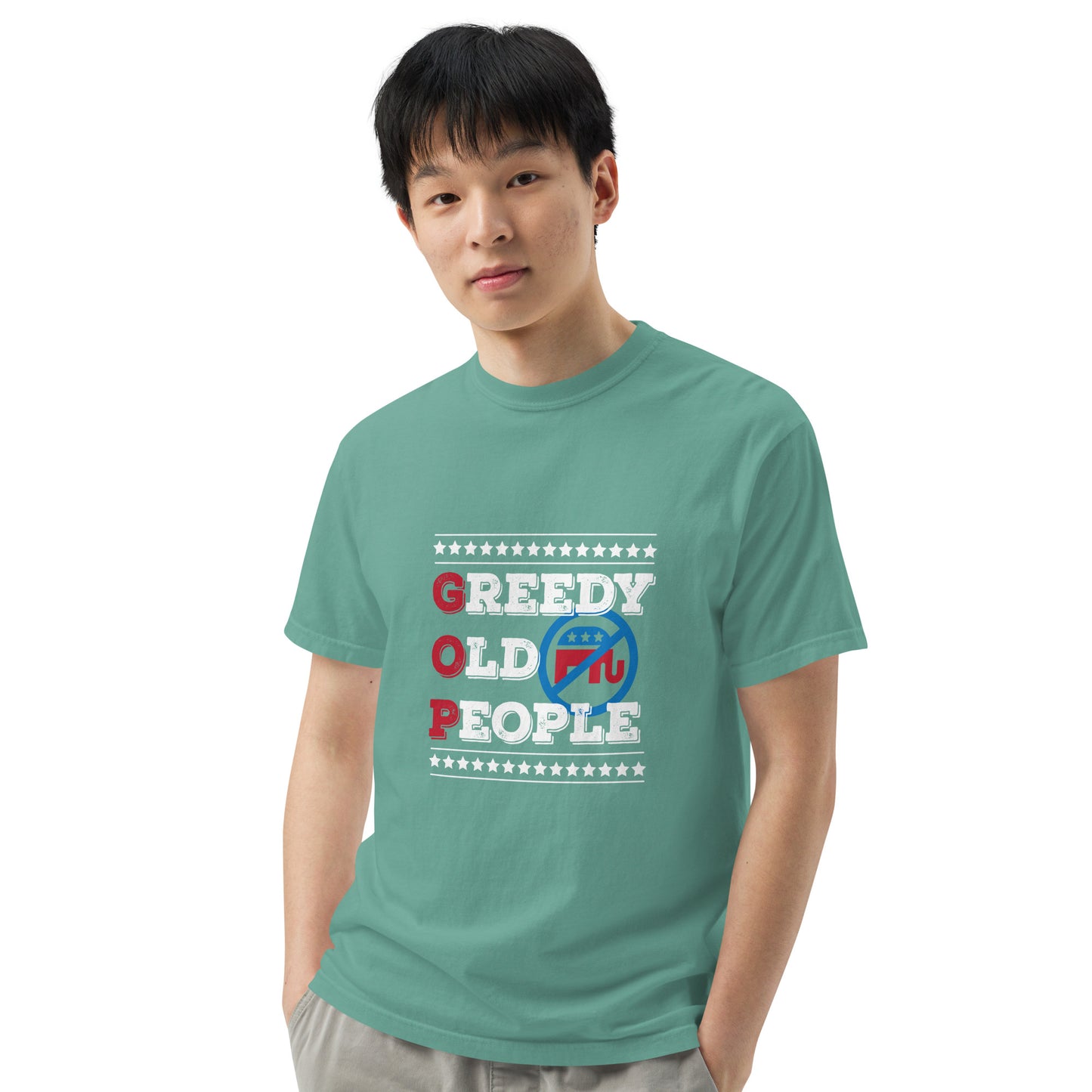 Greedy Old Men garment-dyed heavyweight t-shirt