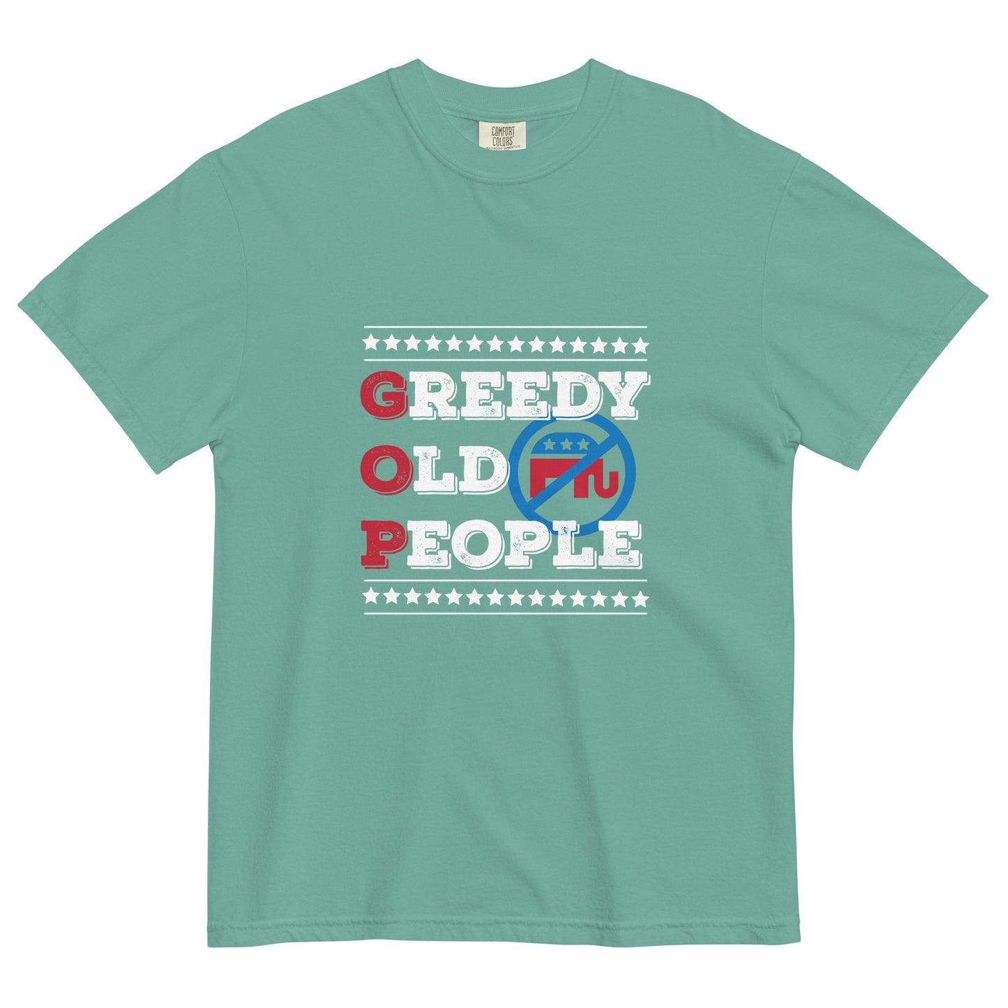 Greedy Old Men garment-dyed heavyweight t-shirt