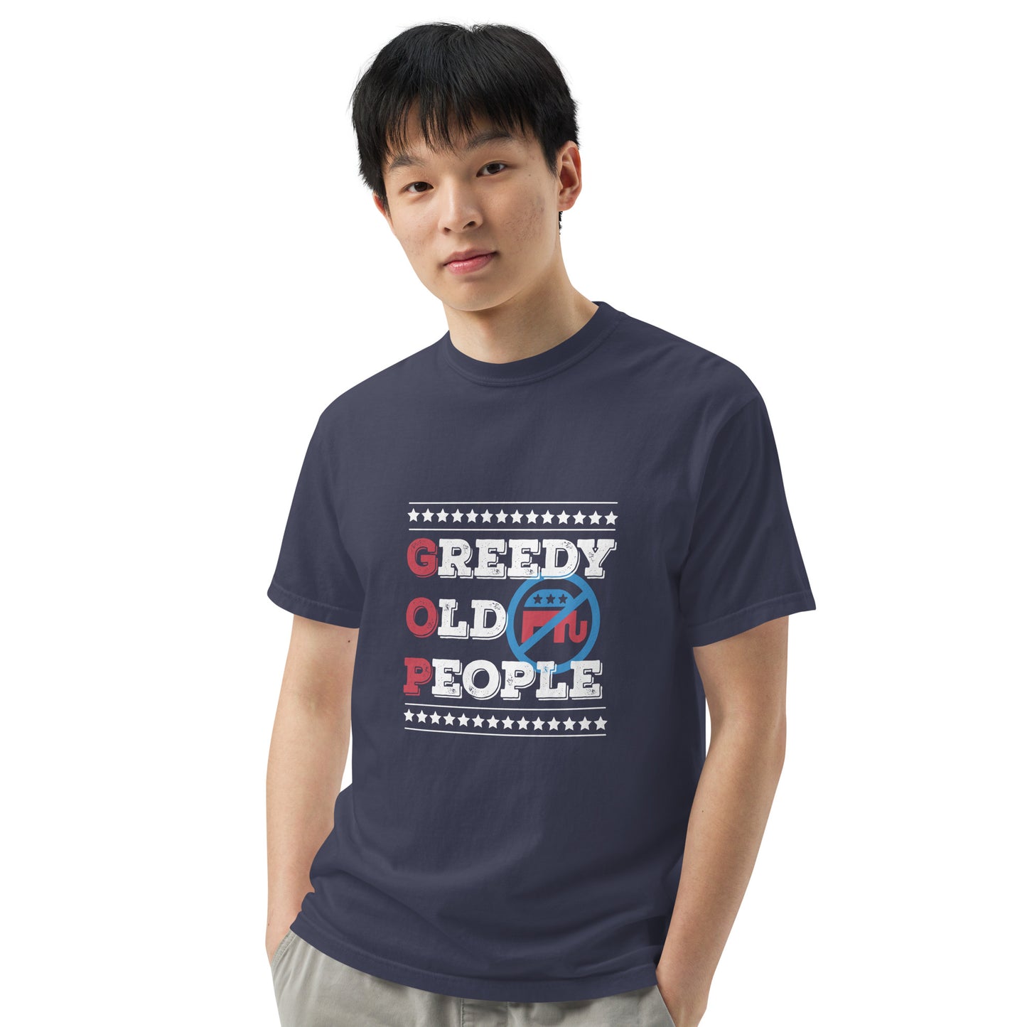 Greedy Old Men garment-dyed heavyweight t-shirt