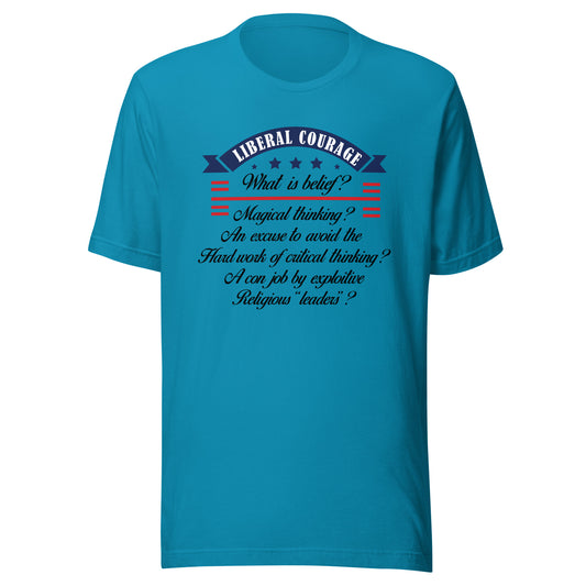 Men's t-shirt What is Belief?