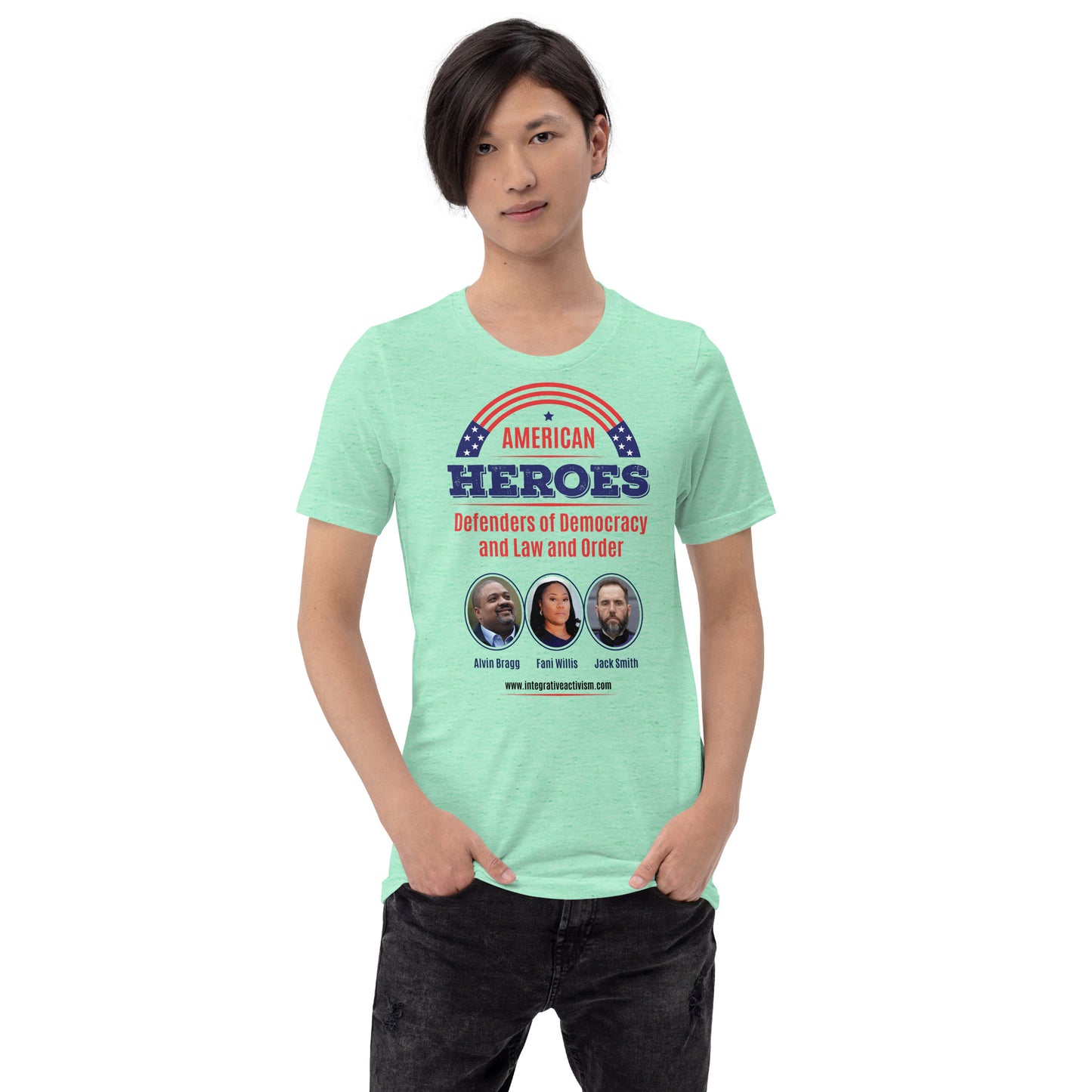 Men's American Heroes Graphic Tee: Wear Your Pride!