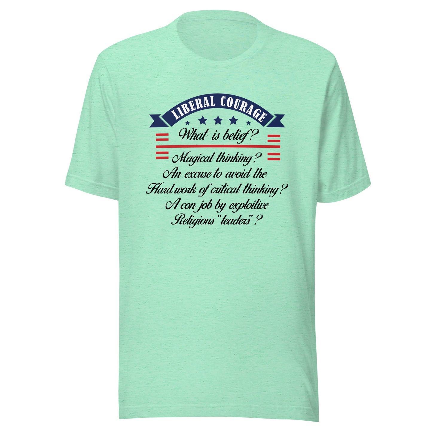 Men's t-shirt What is Belief?