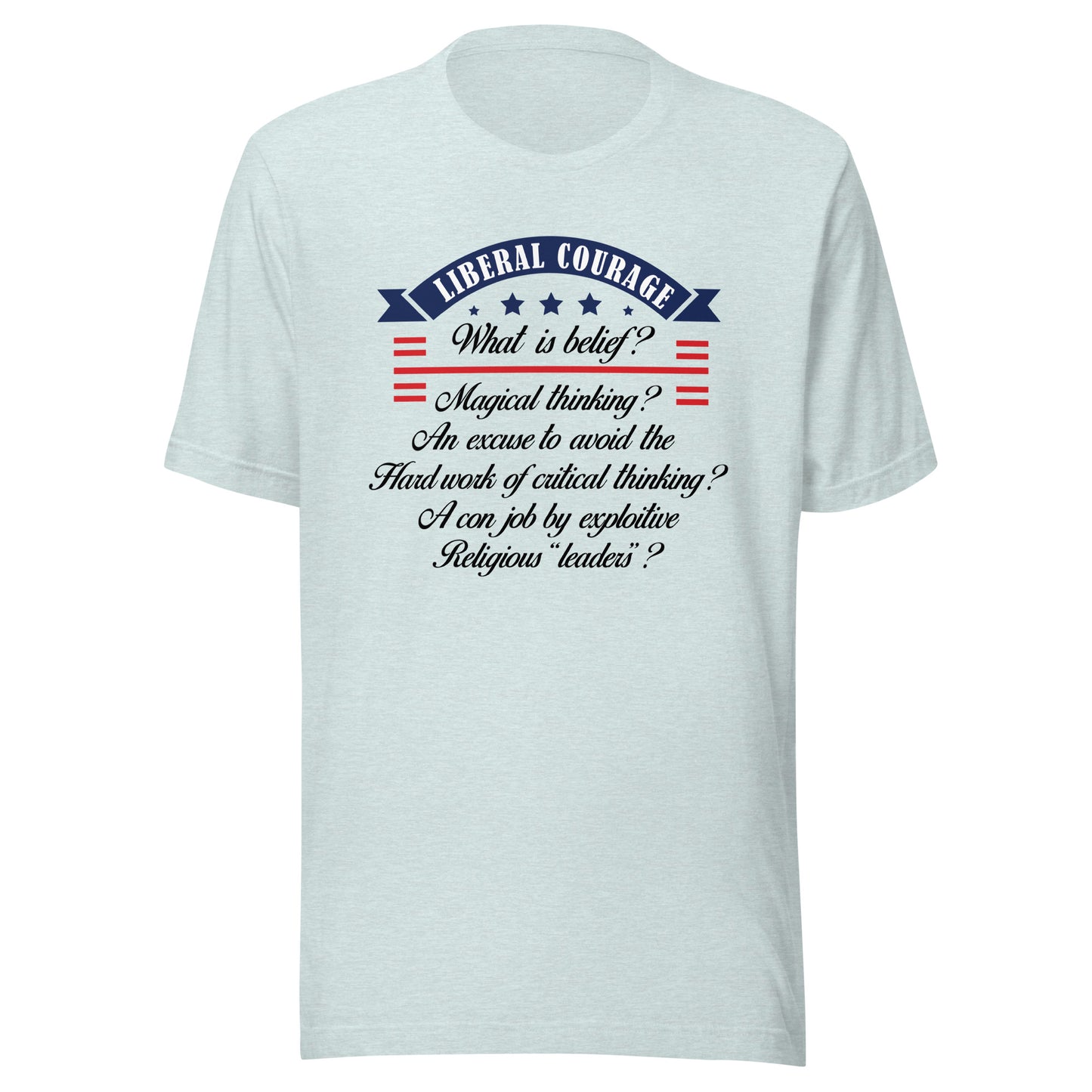 Men's t-shirt What is Belief?