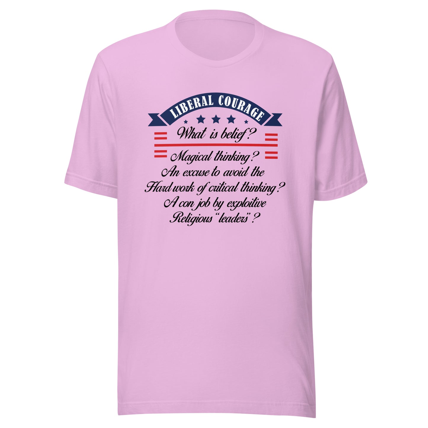 Men's t-shirt What is Belief?