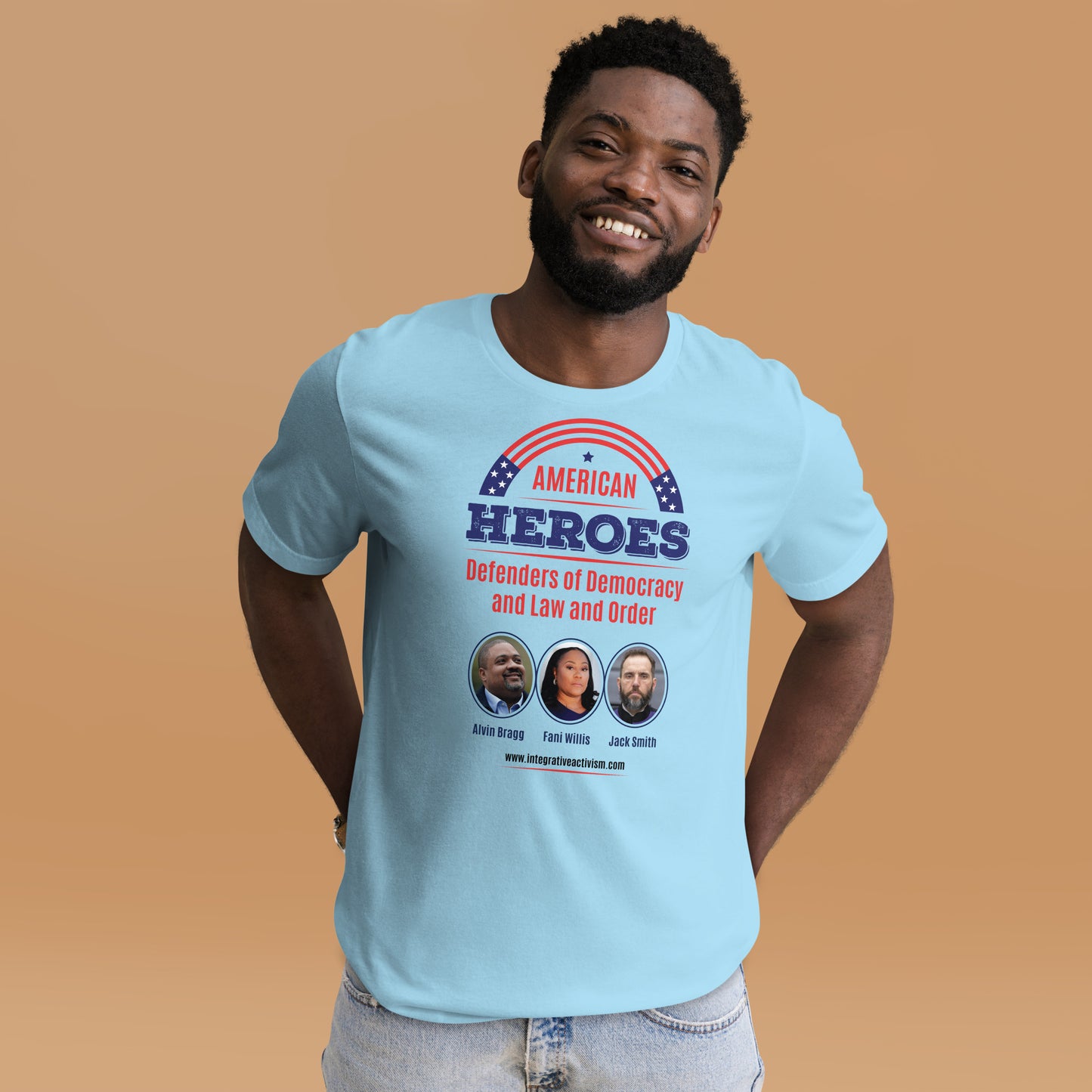 Men's American Heroes Graphic Tee: Wear Your Pride!