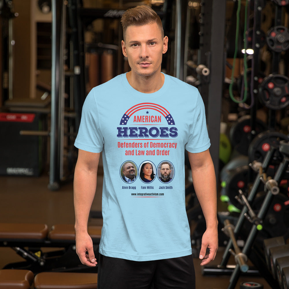 Men's American Heroes Graphic Tee: Wear Your Pride!