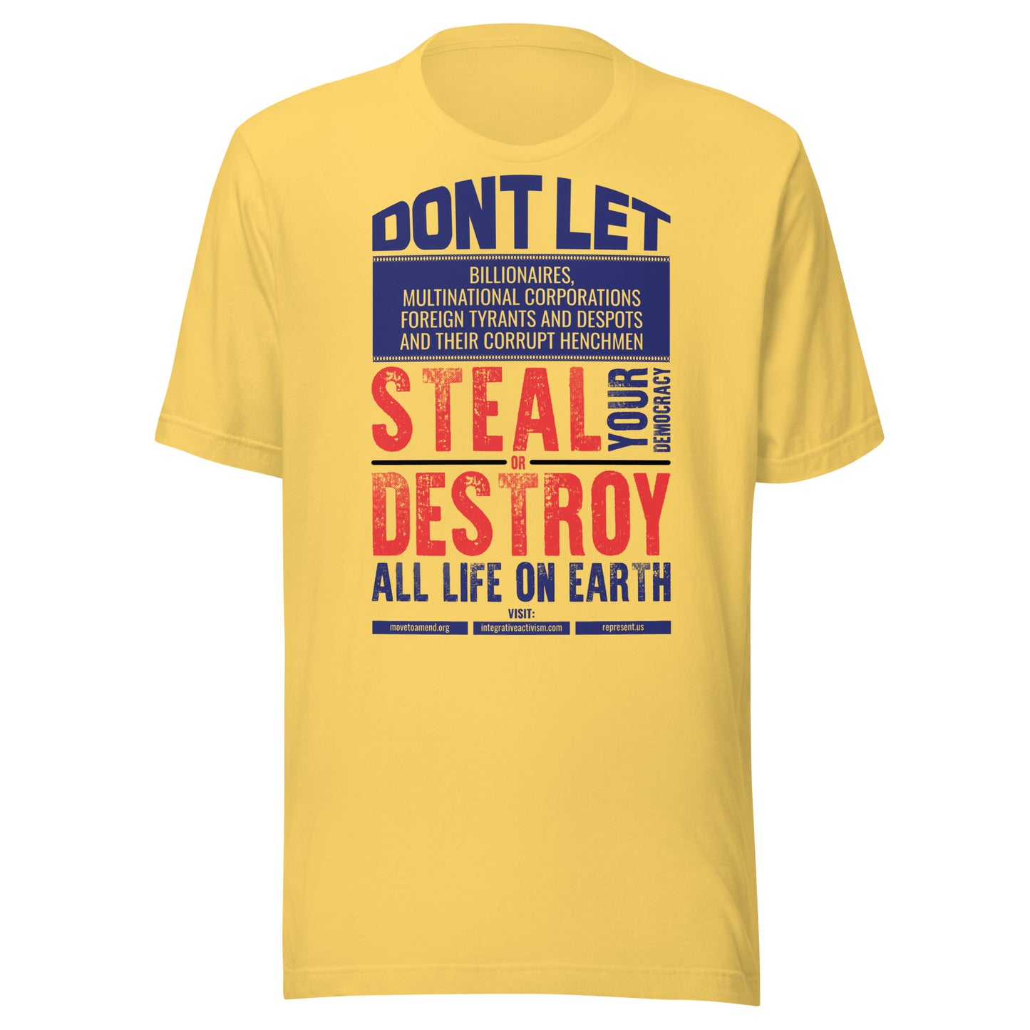 Men's t-shirt Don't Let Them Steal