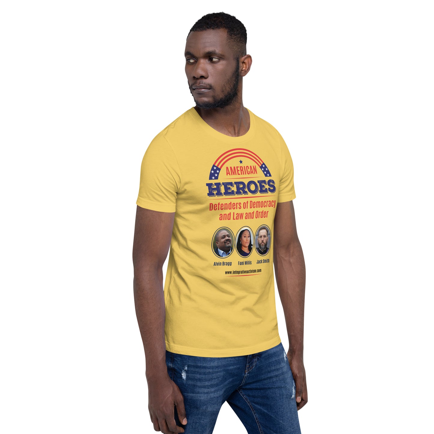 Men's American Heroes Graphic Tee: Wear Your Pride!