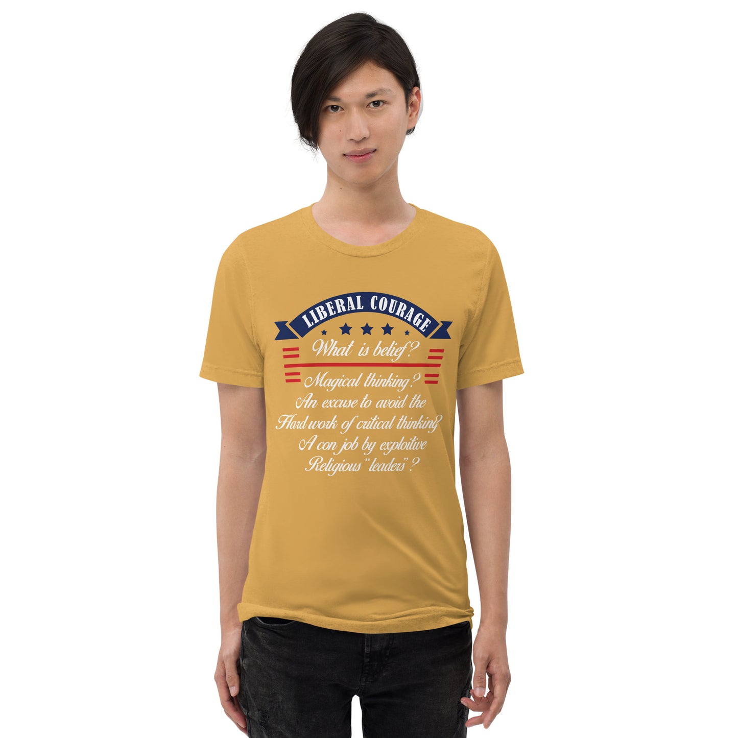 Men's Short sleeve t-shirt What is Belief?