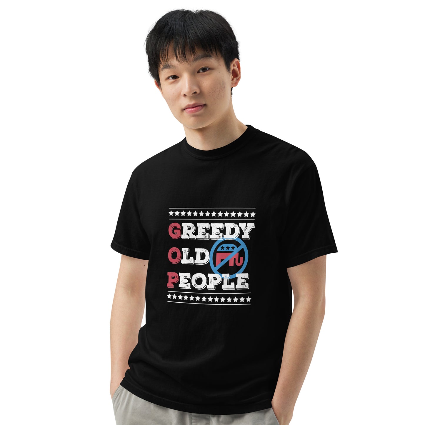 Greedy Old Men garment-dyed heavyweight t-shirt