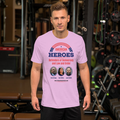 Men's American Heroes Graphic Tee: Wear Your Pride!